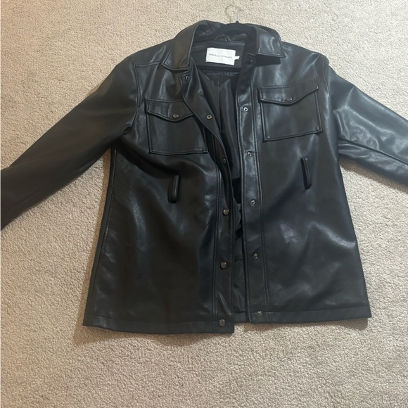 Rebecca Minkoff Black Leather Jacket - Picture 3 of 3